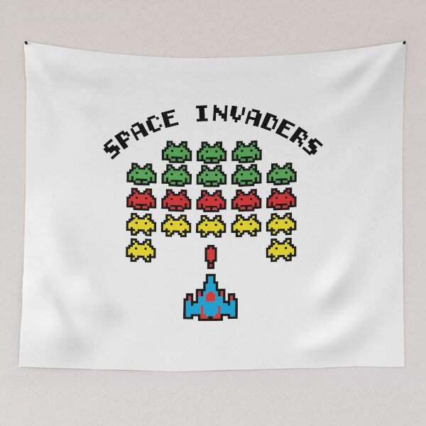 Item preview, Pixel Art Space Invaders Attack - Retro Arcade designed and sold by PixelCatalyst.