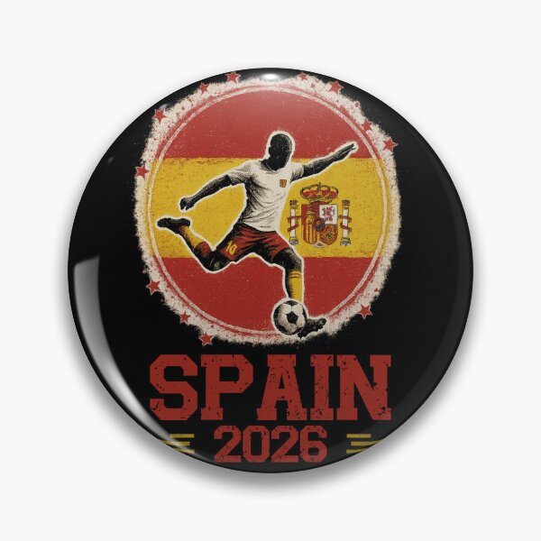 Item preview, Team Spain Flag Soccer Player 2026 designed and sold by legendaryskins.