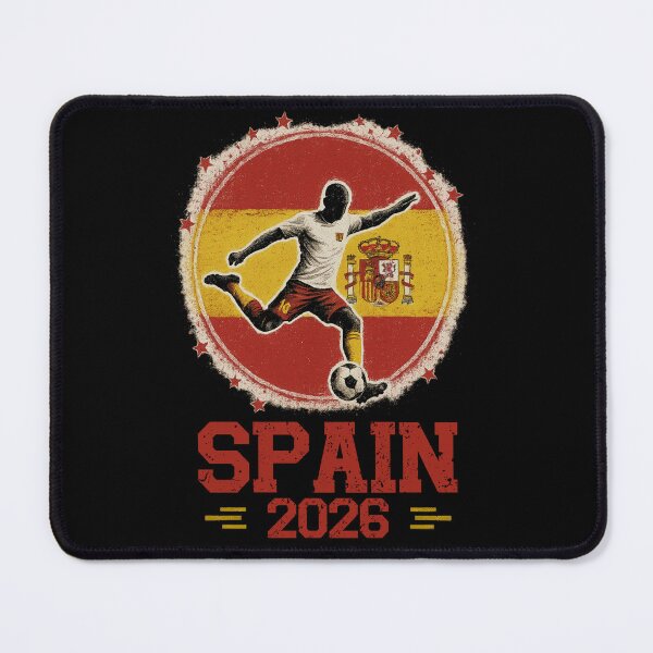 Item preview, Team Spain Flag Soccer Player 2026 designed and sold by legendaryskins.