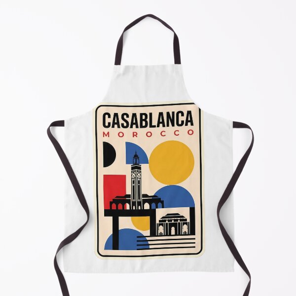 Item preview, Retro Geometric Casablanca Morocco Hassan II Mosque designed and sold by k3rstman1.