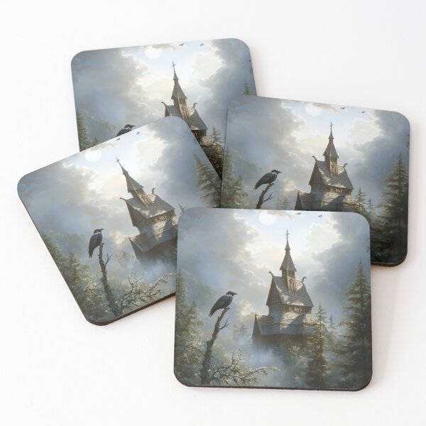 Item preview, Stave Church in the Forest designed and sold by NordicDreams.