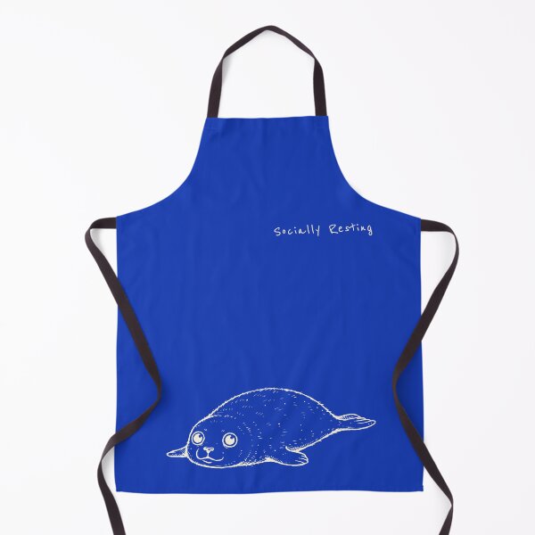 Item preview, Cute Seal Minimalist Line Art - Socially Resting designed and sold by Lumi-Bloom.