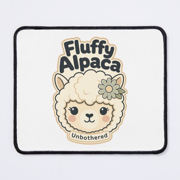 Item preview, Cute and fun gifts, fluffy alpaca designed and sold by pirminio.