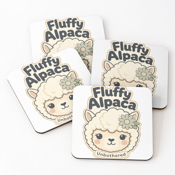 Item preview, Cute and fun gifts, fluffy alpaca designed and sold by pirminio.