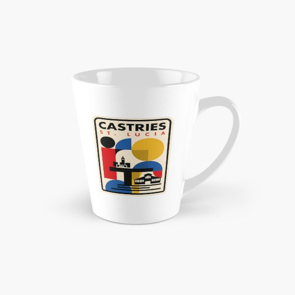 Item preview, Modernist Geometric Castries St Lucia Travel Scene designed and sold by k3rstman1.