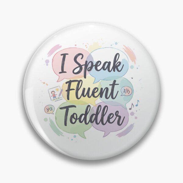 Item preview, I Speak Fluent Toddler Speech Therapy Watercolor Design designed and sold by BlackRockDesert.