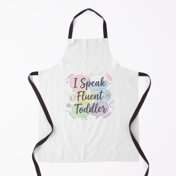 Item preview, I Speak Fluent Toddler Speech Therapy Watercolor Design designed and sold by Toddler Life Club.