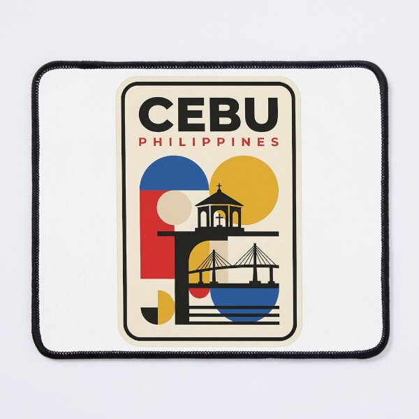 Item preview, Cebu Philippines Retro Geometric Travel Landmark designed and sold by k3rstman1.