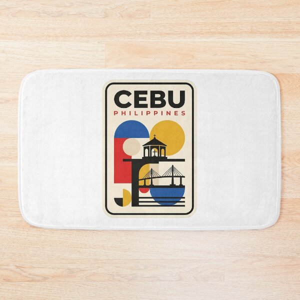 Item preview, Cebu Philippines Retro Geometric Travel Landmark designed and sold by k3rstman1.