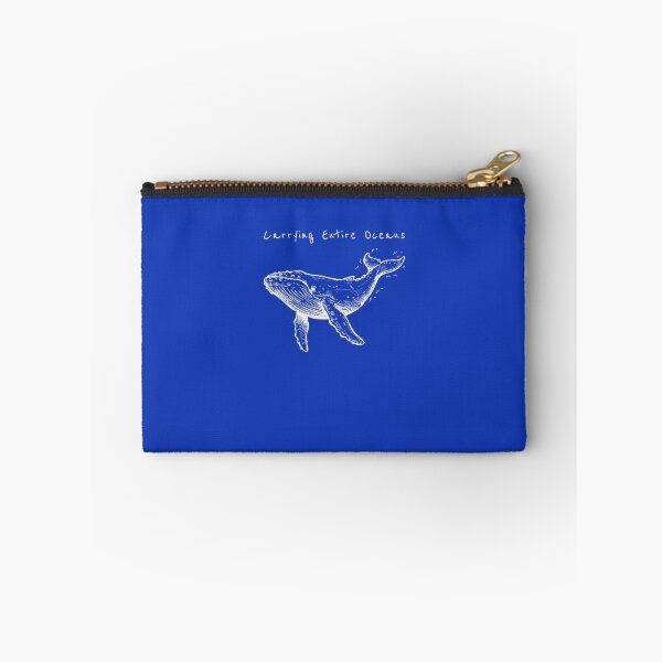 Item preview, Minimalist Humpback Whale Line Art - Carrying Entire Oceans designed and sold by Lumi-Bloom.