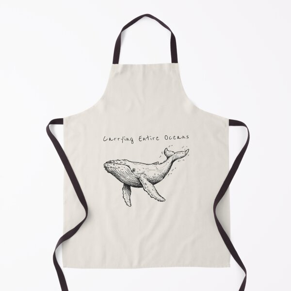 Item preview, Minimalist Humpback Whale Line Art - Carrying Entire Oceans designed and sold by Lumi-Bloom.
