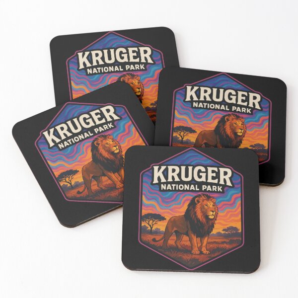Item preview, Kruger National Park Africa Lion Trippy Art Travel designed and sold by TomFrontierArt.