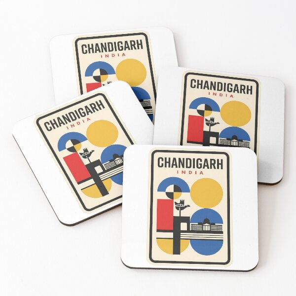 Item preview, Chandigarh India Retro Bauhaus Travel Art designed and sold by k3rstman1.