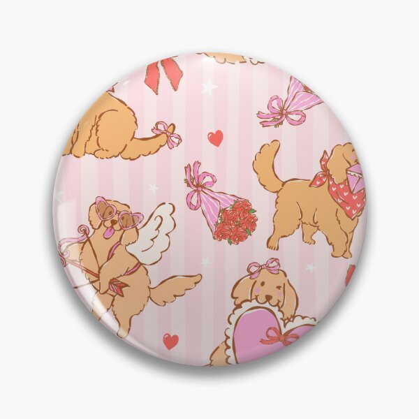 Item preview, Valentine's dog pattern designed and sold by Ricewantstea.