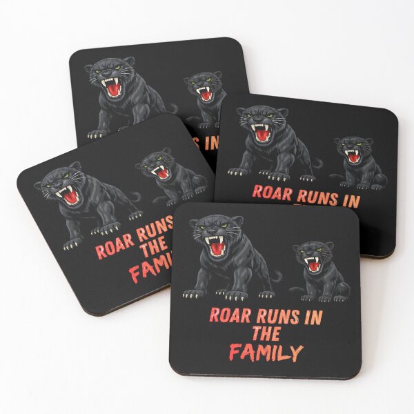 Item preview, Roar Runs in the Family – Black Panther Father and Son designed and sold by ROARSOME DESiGNS.