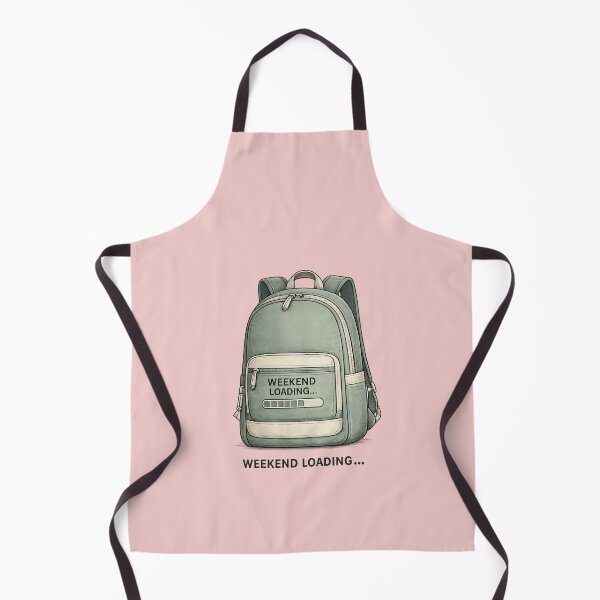 Item preview, Weekend Loading – Modern Backpack Illustration designed and sold by RosalesArts.