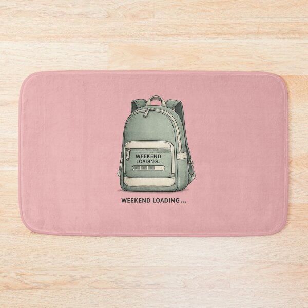 Item preview, Weekend Loading – Modern Backpack Illustration designed and sold by RosalesArts.
