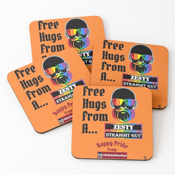 Item preview, Free Hugs Zesty Straight Guy (Orange) *More Colors Available in Collection designed and sold by OnlyDadsForReal.