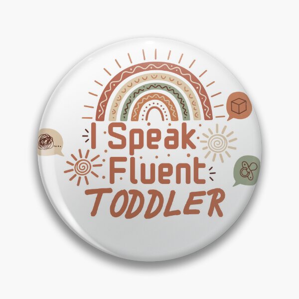 Item preview, I Speak Fluent Toddler Boho Rainbow Teacher Design designed and sold by BlackRockDesert.