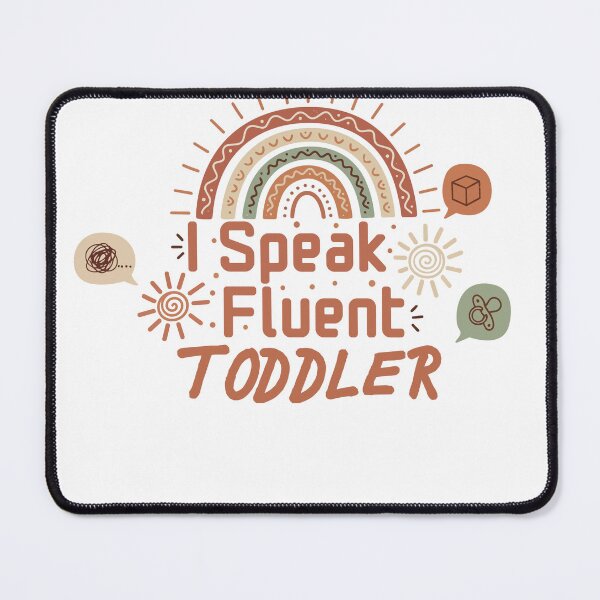 Item preview, I Speak Fluent Toddler Boho Rainbow Teacher Design designed and sold by BlackRockDesert.