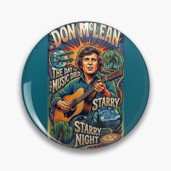 Item preview, Don Mclean Poster designed and sold by Halifaxartguy.