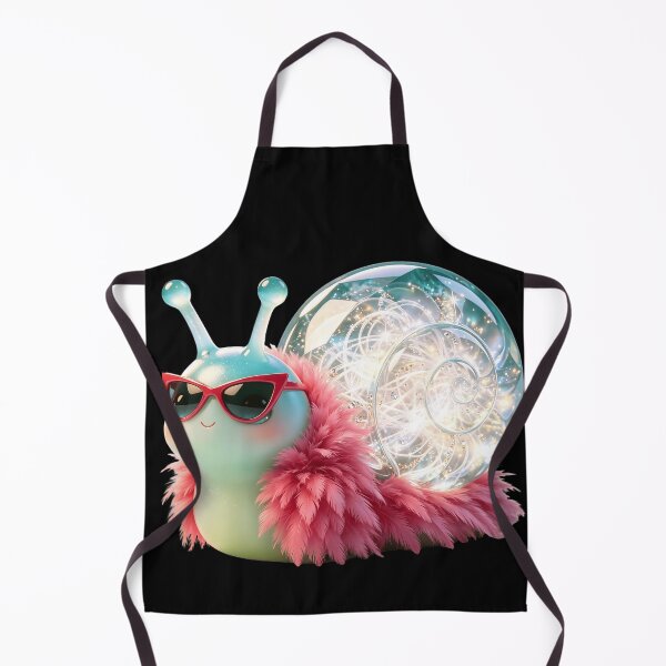 Item preview, Emerald Snail - The Fabulous Pink Feather King of Strings designed and sold by ABYSSLAB.