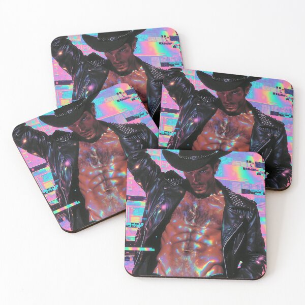 Item preview, Neon Cyber Cowboy with Spiked Jacket designed and sold by ZhivanCrimson.