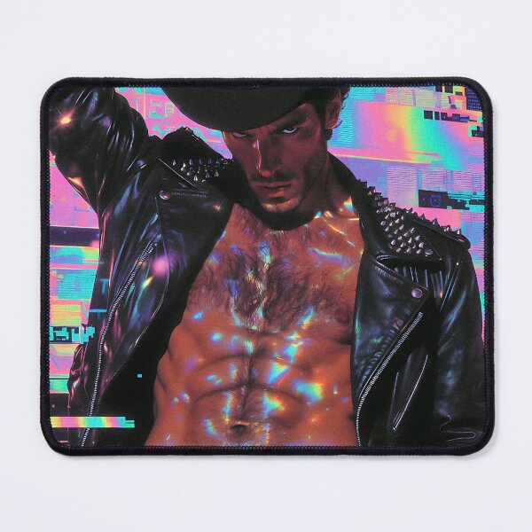 Item preview, Neon Cyber Cowboy with Spiked Jacket designed and sold by ZhivanCrimson.