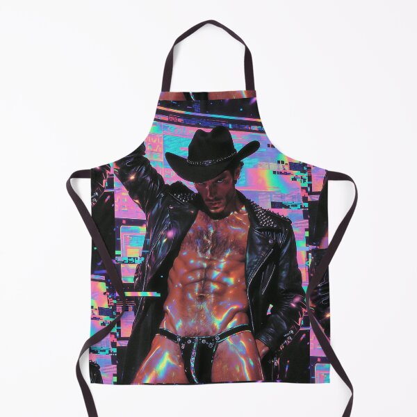 Item preview, Neon Cyber Cowboy with Spiked Jacket designed and sold by ZhivanCrimson.