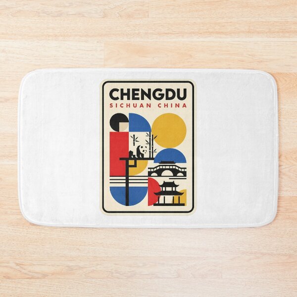 Item preview, Chengdu Sichuan China Panda Retro Travel Style designed and sold by k3rstman1.