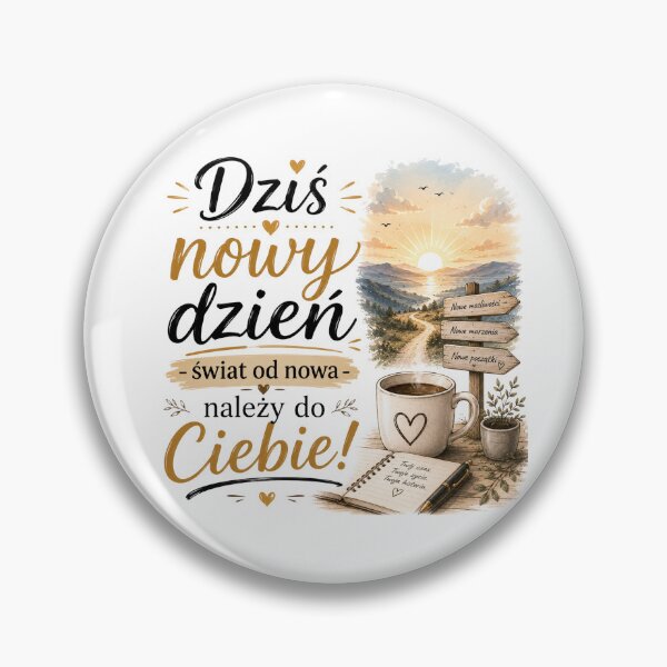 Item preview, A new day - the world is yours! designed and sold by Niespodzianki.