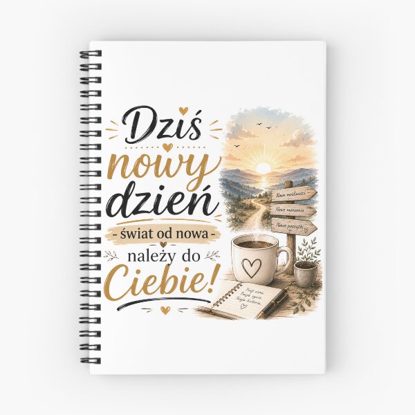 Item preview, A new day - the world is yours! designed and sold by Niespodzianki.