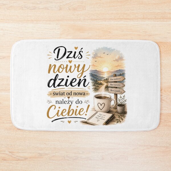 Item preview, A new day - the world is yours! designed and sold by Niespodzianki.