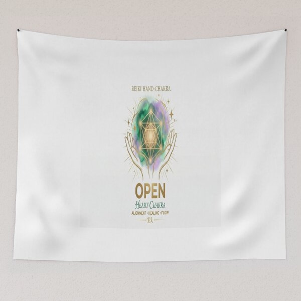 Item preview, Open Heart Chakra Reiki Energy - Spiritual Sacred Geometry Art designed and sold by Csaba1983.