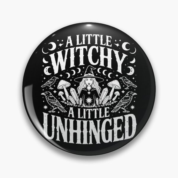 Item preview, A Little Witchy A Little Unhinged designed and sold by theartfulaspie.