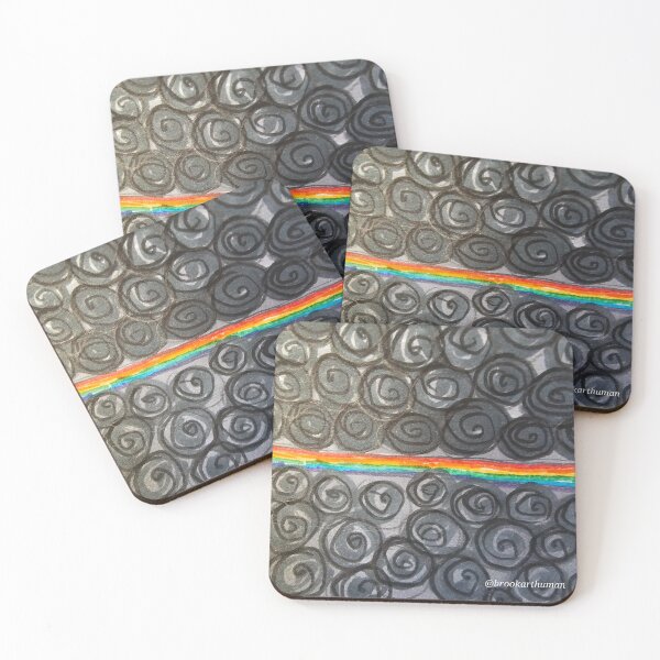 Item preview, Dark Spiral Rainbow Ribbon  designed and sold by DancingCreek.