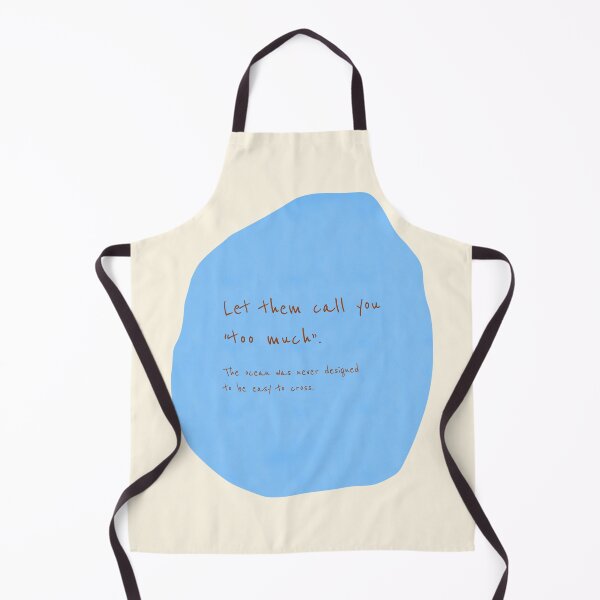 Item preview, Minimalist Typography Ocean Quote - Let Them Call You Too Much designed and sold by Lumi-Bloom.