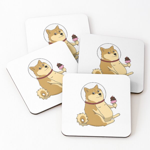 Item preview, chubby space dog Meme, chubby space dog Stickers designed and sold by Manga Anime 2023 ★★★★★.