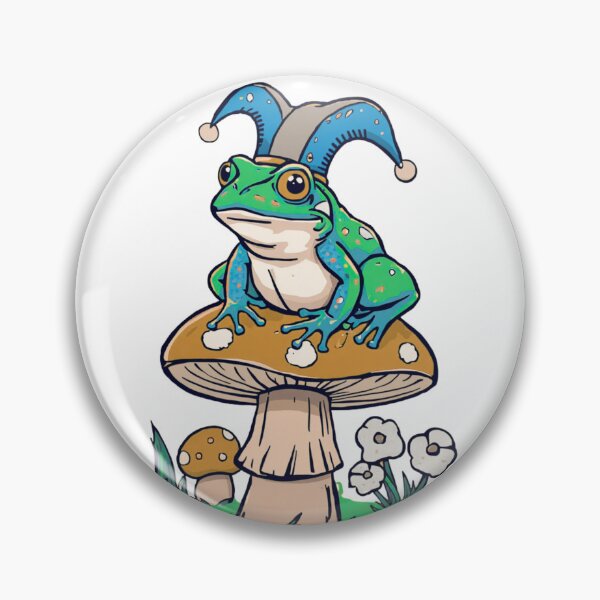 Item preview, Castleford Jester Frog Design | Whimsical Mushroom Fantasy Graphic Tee designed and sold by Vvmd.
