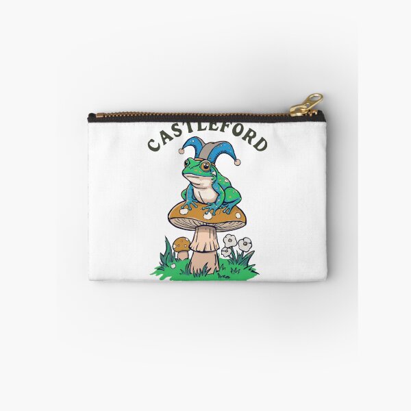 Item preview, Castleford Jester Frog Design | Whimsical Mushroom Fantasy Graphic Tee designed and sold by Vvmd.