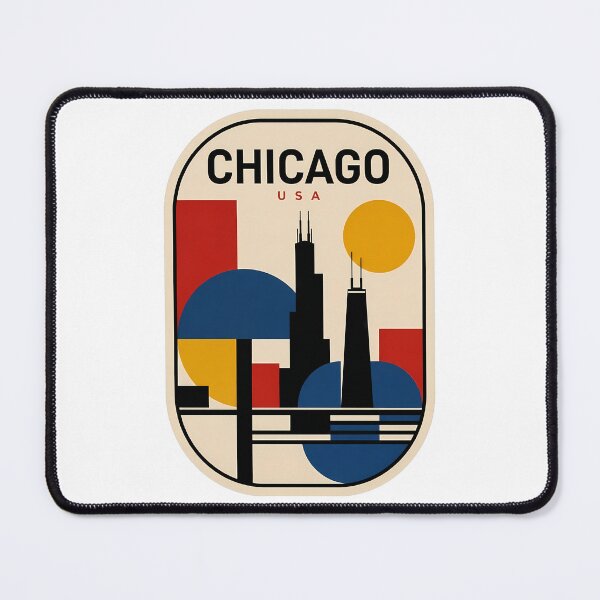Item preview, Chicago Skyline Abstract Geometric Mid Century Modern designed and sold by k3rstman1.