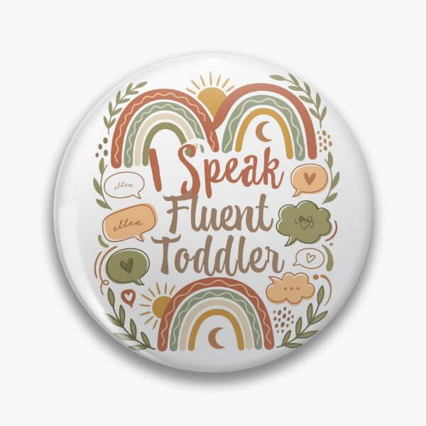 Item preview,  I Speak Fluent Toddler Boho Rainbow Teacher Design designed and sold by BlackRockDesert.
