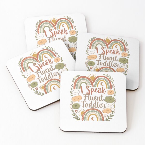 Item preview,  I Speak Fluent Toddler Boho Rainbow Teacher Design designed and sold by Toddler Life Club.