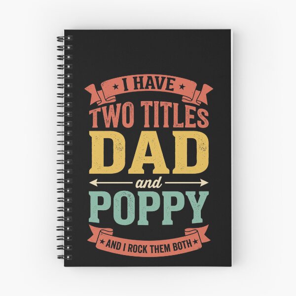 Item preview, I Have Two Titles Dad And Poppy And I Rock Them Both Father Grandfather Parent Gift designed and sold by SofenArt.
