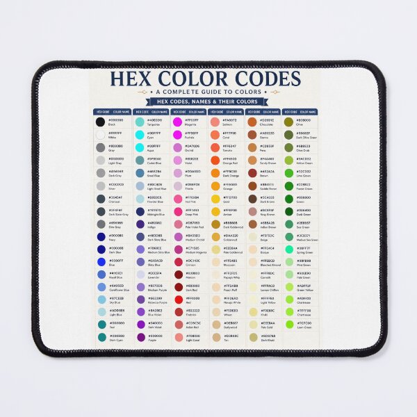 Item preview, Color hex codes  designed and sold by Roxburylane.