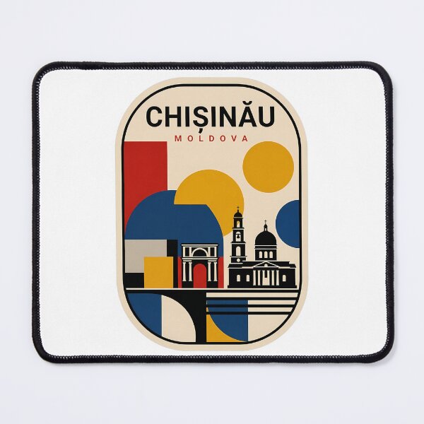 Item preview, Chisinau Moldova Retro Geometric City Landmark designed and sold by k3rstman1.