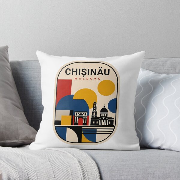 Item preview, Chisinau Moldova Retro Geometric City Landmark designed and sold by k3rstman1.