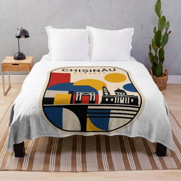 Item preview, Chisinau Moldova Retro Geometric City Landmark designed and sold by k3rstman1.