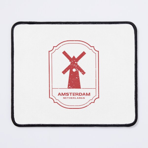 Item preview, Vintage Amsterdam Netherlands Travel Stamp designed and sold by RickTShop.