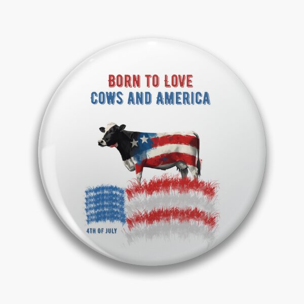 Item preview, Born To Love Cows And America Red White And MOO 4th of July designed and sold by AleksandraJac05.